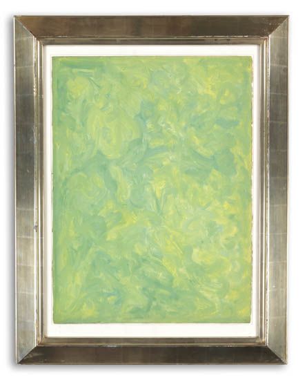 BEAUFORD DELANEY (1901 - 1979) Untitled (Abstraction in Green).